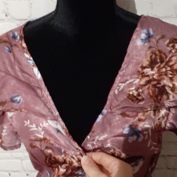 HOST PICK 2021 NWT she+sky silky mauve dress - Picture 2 of 7